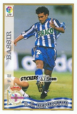 Sticker 62. BASSIR - Las Fichas De La Liga 1997-1998 - Mundicromo
