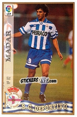 Cromo 62. MADAR - Las Fichas De La Liga 1997-1998 - Mundicromo