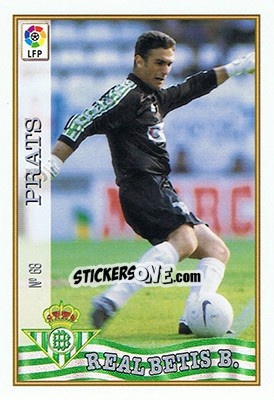 Sticker 68. PRATS - Las Fichas De La Liga 1997-1998 n. 101 - Mundicromo