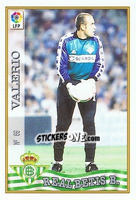 Cromo 69. VALERIO - Las Fichas De La Liga 1997-1998 - Mundicromo