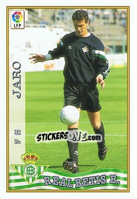 Sticker 69. JARO - Las Fichas De La Liga 1997-1998 n. 103 - Mundicromo