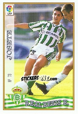 Sticker 73. JOSETE - Las Fichas De La Liga 1997-1998 n. 110 - Mundicromo