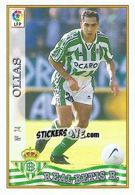 Sticker 74. OLÍAS - Las Fichas De La Liga 1997-1998 - Mundicromo