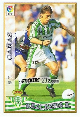 Figurina 76. CAÑAS - Las Fichas De La Liga 1997-1998 - Mundicromo