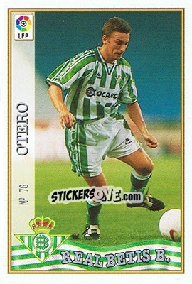 Cromo 76. OTERO - Las Fichas De La Liga 1997-1998 - Mundicromo