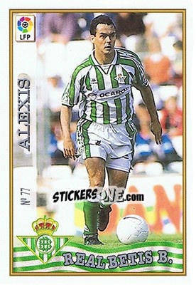 Sticker 77. ALEXIS - Las Fichas De La Liga 1997-1998 - Mundicromo