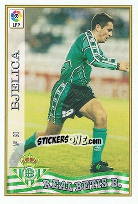 Sticker 80. BJELICA - Las Fichas De La Liga 1997-1998 n. 120 - Mundicromo