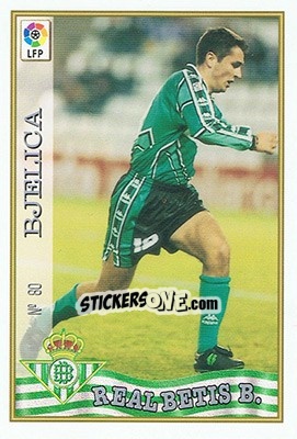 Figurina 80. BJELICA - Las Fichas De La Liga 1997-1998 - Mundicromo