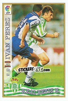 Sticker 80. U.H. IVAN PEREZ - Las Fichas De La Liga 1997-1998 n. 121 - Mundicromo