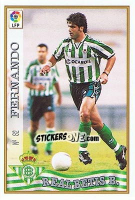 Sticker 82. FERNANDO - Las Fichas De La Liga 1997-1998 n. 123 - Mundicromo