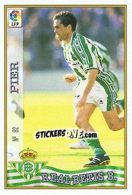 Cromo 82. PIER - Las Fichas De La Liga 1997-1998 - Mundicromo