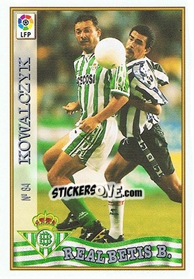 Cromo 84. KOWALCZYK - Las Fichas De La Liga 1997-1998 - Mundicromo