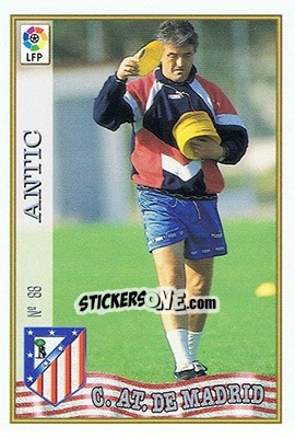 Sticker 88. R. ANTIC - Las Fichas De La Liga 1997-1998 - Mundicromo