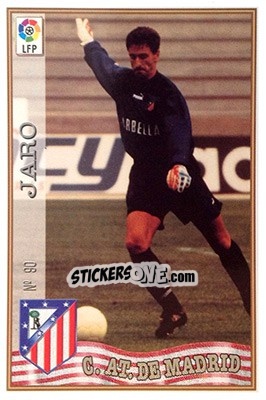 Sticker 90. JARO - Las Fichas De La Liga 1997-1998 n. 134 - Mundicromo