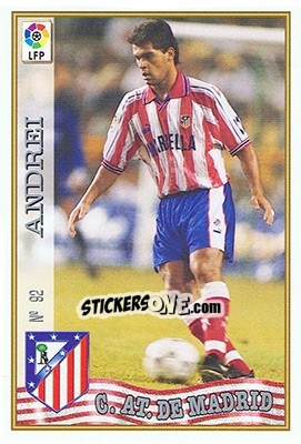 Sticker 92. ANDREI - Las Fichas De La Liga 1997-1998 - Mundicromo