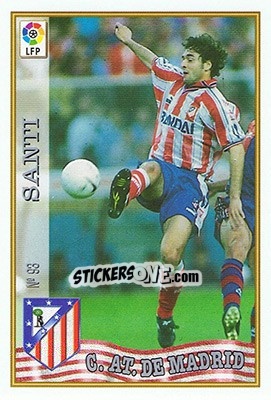 Figurina 93. SANTI - Las Fichas De La Liga 1997-1998 - Mundicromo