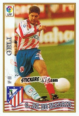 Cromo 98. GELI - Las Fichas De La Liga 1997-1998 - Mundicromo