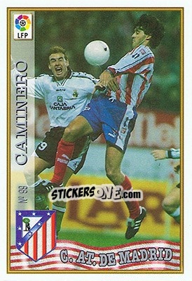 Sticker 99. CAMINERO - Las Fichas De La Liga 1997-1998 n. 146 - Mundicromo