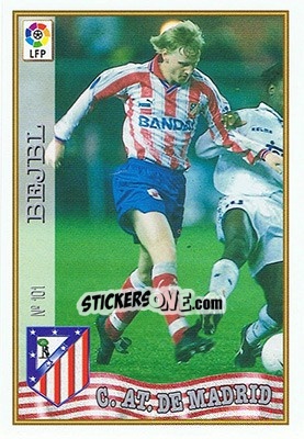 Sticker 101. Bjbel - Las Fichas De La Liga 1997-1998 n. 149 - Mundicromo
