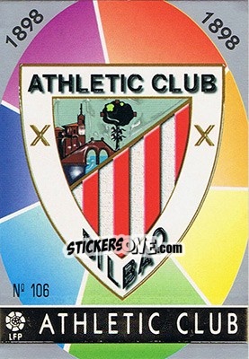 Cromo 106. ESCUDO - Las Fichas De La Liga 1997-1998 - Mundicromo