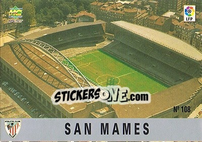 Sticker 108. SAN MAMéS - Las Fichas De La Liga 1997-1998 - Mundicromo