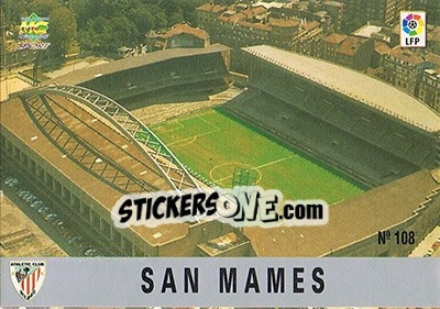 Cromo 108. SAN MAMéS - Las Fichas De La Liga 1997-1998 - Mundicromo