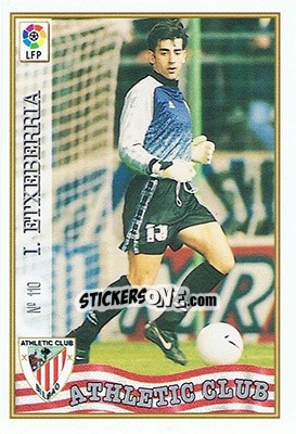 Cromo 110. I. ETXEBERRÍA - Las Fichas De La Liga 1997-1998 - Mundicromo