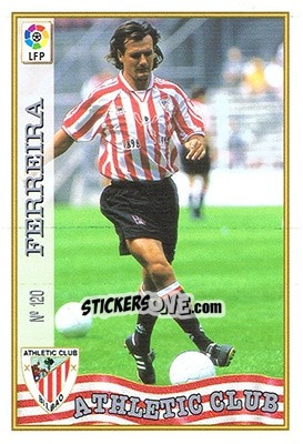 Sticker 120. FERREIRA - Las Fichas De La Liga 1997-1998 n. 176 - Mundicromo