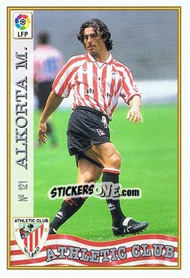 Cromo 121. ALKORTA - Las Fichas De La Liga 1997-1998 - Mundicromo