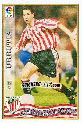 Sticker 122. URRUTIA - Las Fichas De La Liga 1997-1998 - Mundicromo