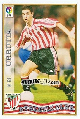 Cromo 122. URRUTIA - Las Fichas De La Liga 1997-1998 - Mundicromo