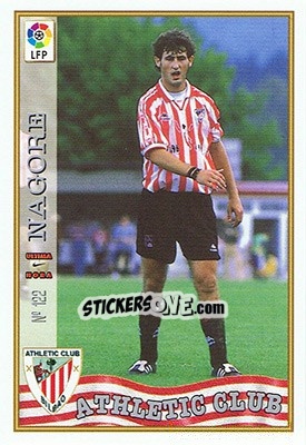 Sticker 122. U.H. NAGORE - Las Fichas De La Liga 1997-1998 - Mundicromo