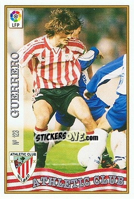 Figurina 123. GUERRERO - Las Fichas De La Liga 1997-1998 - Mundicromo