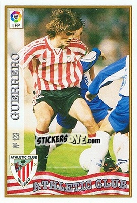 Sticker 123. GUERRERO - Las Fichas De La Liga 1997-1998 n. 180 - Mundicromo
