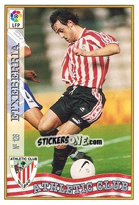 Sticker 126. ETXEBERRÍA - Las Fichas De La Liga 1997-1998 - Mundicromo