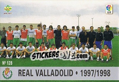 Sticker 128. PLANTILLA - Las Fichas De La Liga 1997-1998 n. 185 - Mundicromo