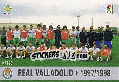 Cromo 128. PLANTILLA - Las Fichas De La Liga 1997-1998 - Mundicromo