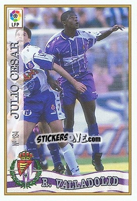 Sticker 134. JULIO CéSAR - Las Fichas De La Liga 1997-1998 - Mundicromo