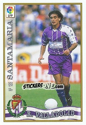 Sticker 135. SANTAMARÍA - Las Fichas De La Liga 1997-1998 - Mundicromo