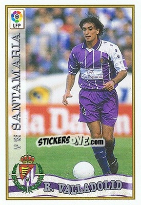 Sticker 135. SANTAMARÍA - Las Fichas De La Liga 1997-1998 n. 195 - Mundicromo