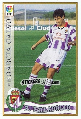 Sticker 136. GARCÍA CALVO - Las Fichas De La Liga 1997-1998 n. 198 - Mundicromo