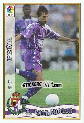 Sticker 137. PEÑA - Las Fichas De La Liga 1997-1998 - Mundicromo