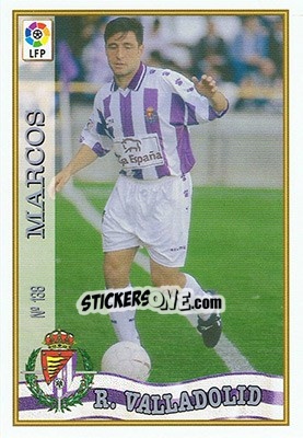Sticker 138. MARCOS - Las Fichas De La Liga 1997-1998 - Mundicromo