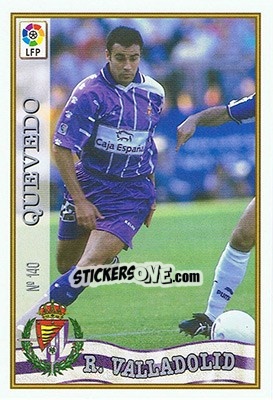 Sticker 140. QUEVEDO - Las Fichas De La Liga 1997-1998 - Mundicromo
