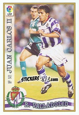 Sticker 141. JUAN CARLOS II - Las Fichas De La Liga 1997-1998 - Mundicromo