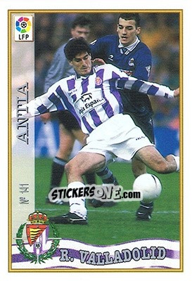 Sticker 141. ANTÍA - Las Fichas De La Liga 1997-1998 - Mundicromo