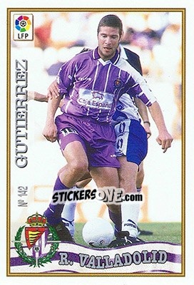 Sticker 142. GUTIéRREZ - Las Fichas De La Liga 1997-1998 n. 206 - Mundicromo