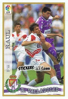 Cromo 144. RAÚL - Las Fichas De La Liga 1997-1998 - Mundicromo
