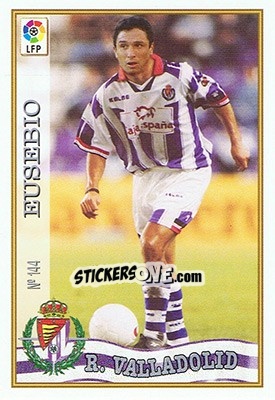 Sticker 144. EUSEBIO - Las Fichas De La Liga 1997-1998 - Mundicromo
