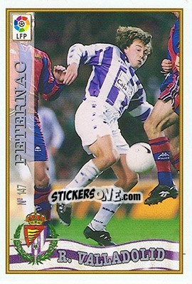 Sticker 147. PETERNAC - Las Fichas De La Liga 1997-1998 n. 214 - Mundicromo